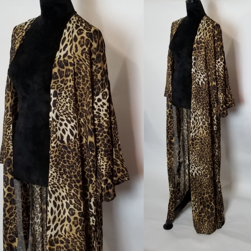 Leopard Maxi Cardigan - Picture 6 of 8